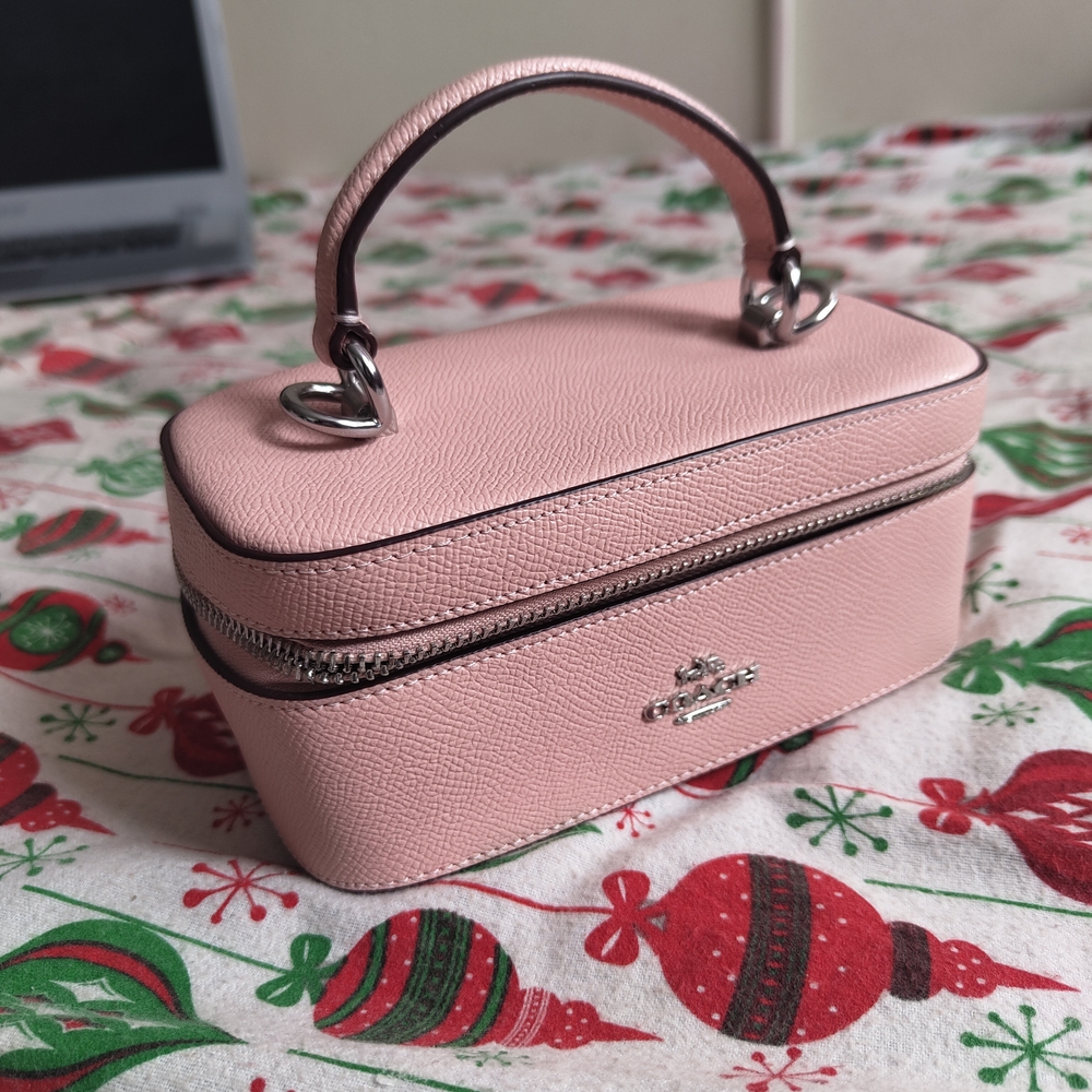 Coach Pink Boxy Mini Purse